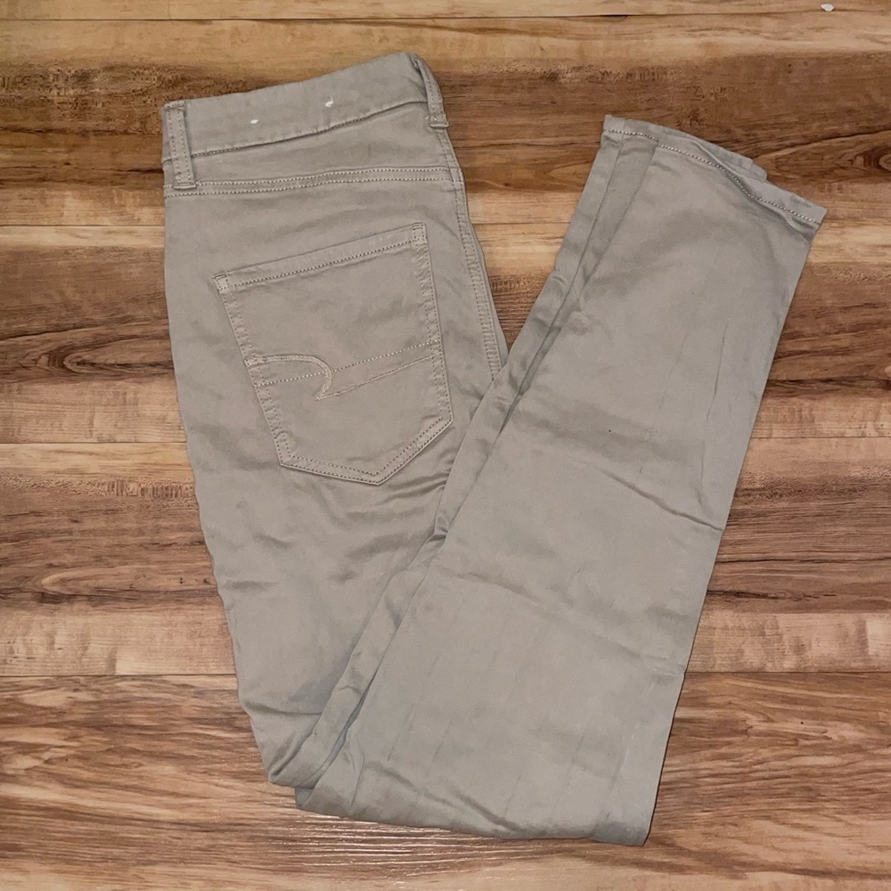AE Curvy High-Rise Jegging - Khaki